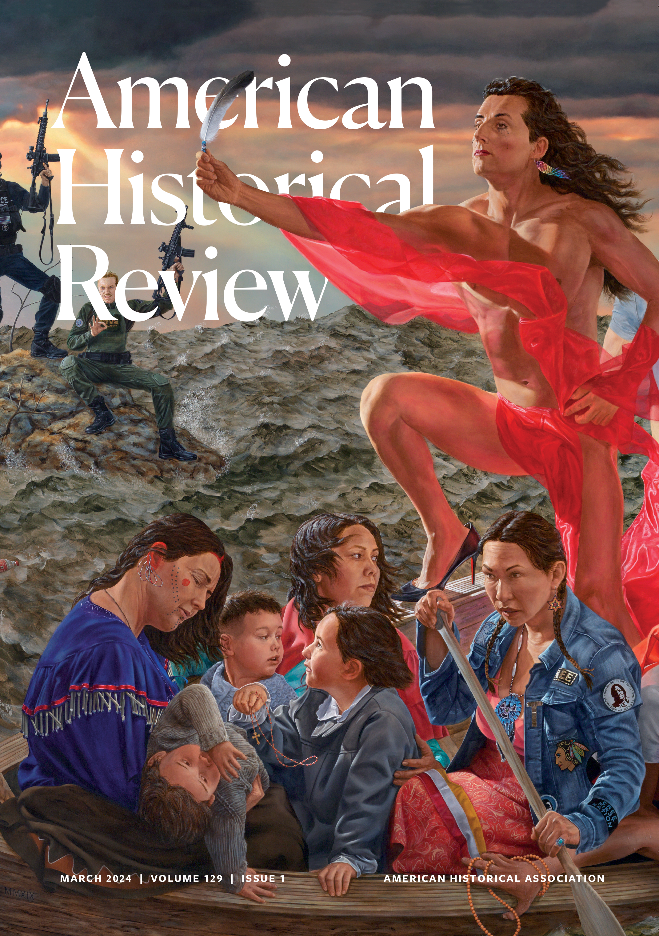 Cover of the March 2024 issue of the American Historical Review